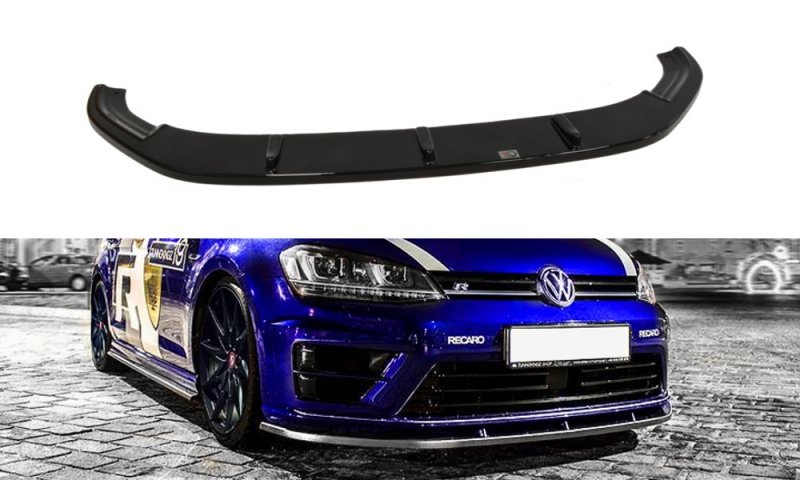 Maxton Spoilerlippe VW Golf 7 R, schwarz glanz