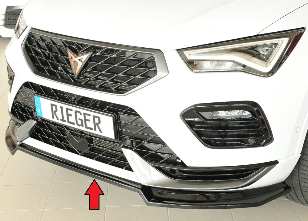 Rieger Spoilerlippe Cupra Ateca 5FP mit DTC-Gutachten