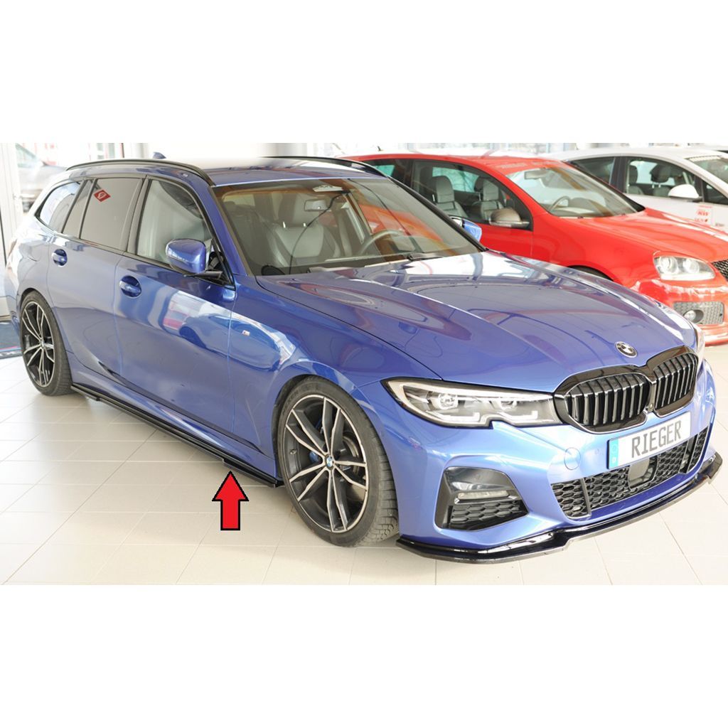 Rieger Seitenschwelleransatz Set BMW 3er G20/21 für orig. M-Sport-Paket-Schweller