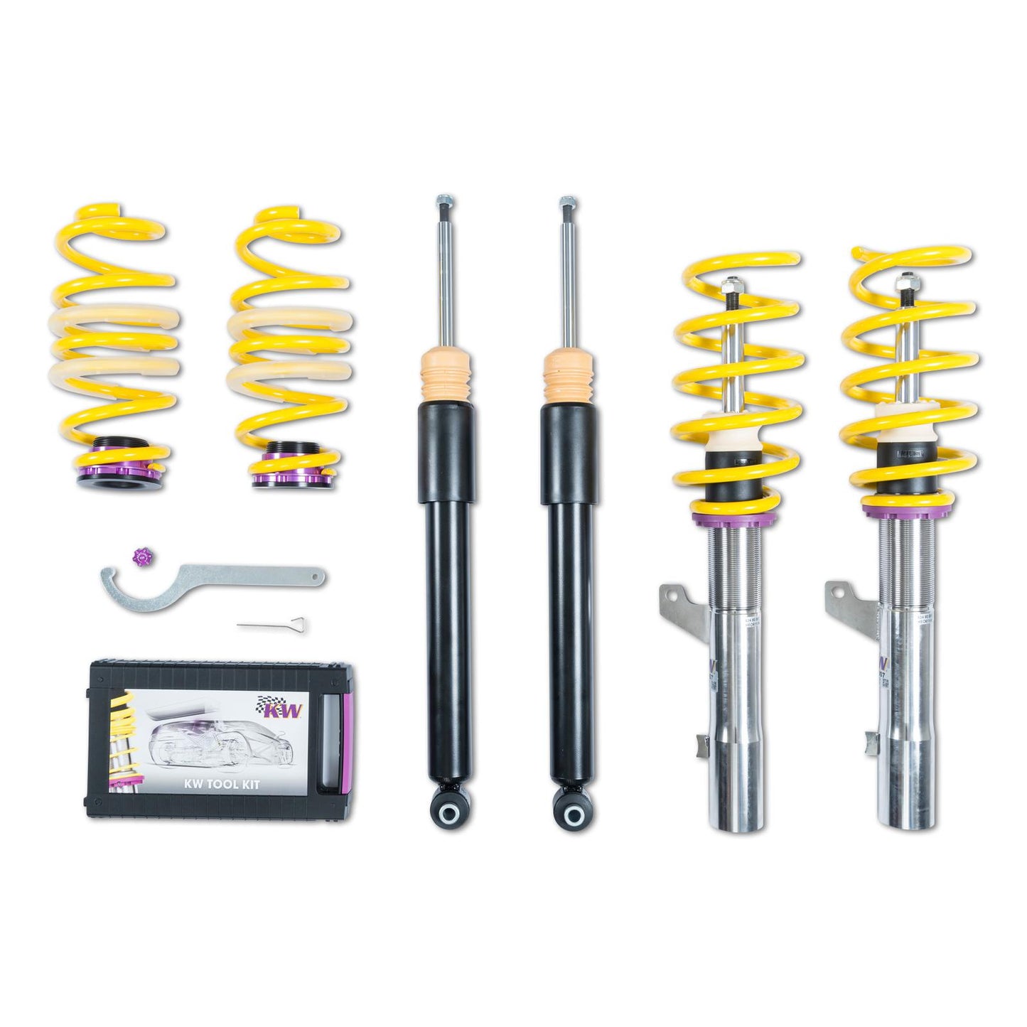 KW Gewindefahrwerk V1 inox VW Golf 7R