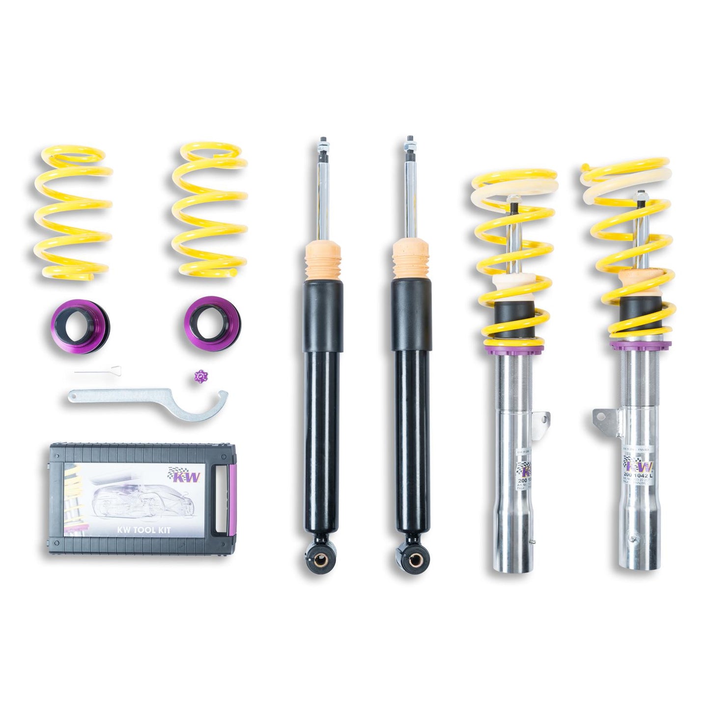 KW Gewindefahrwerk V1 inox (inkl. Stilllegung f. elektr. Dämpfer) Hyundai i30N