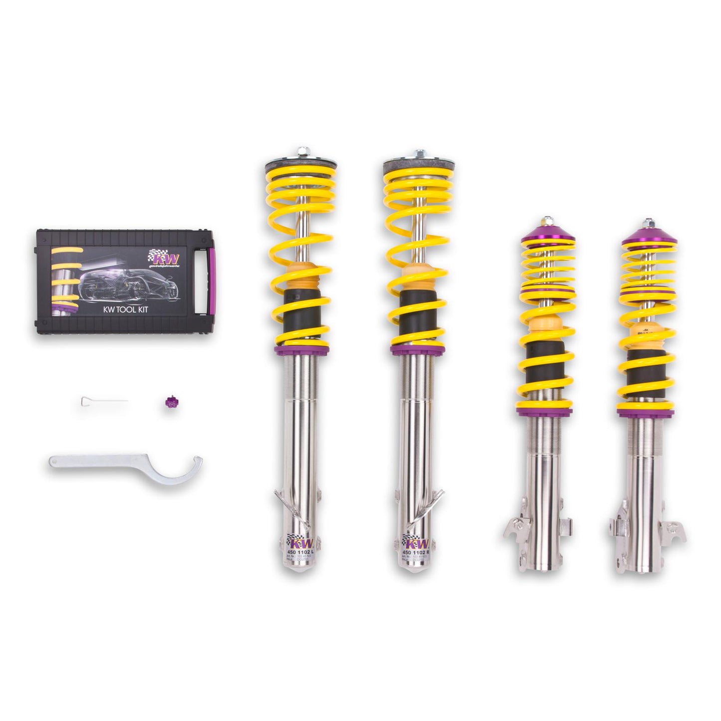 KW Gewindefahrwerk V1 inox (inkl. Stilllegung f. elektr. Dämpfer) Hyundai i30N