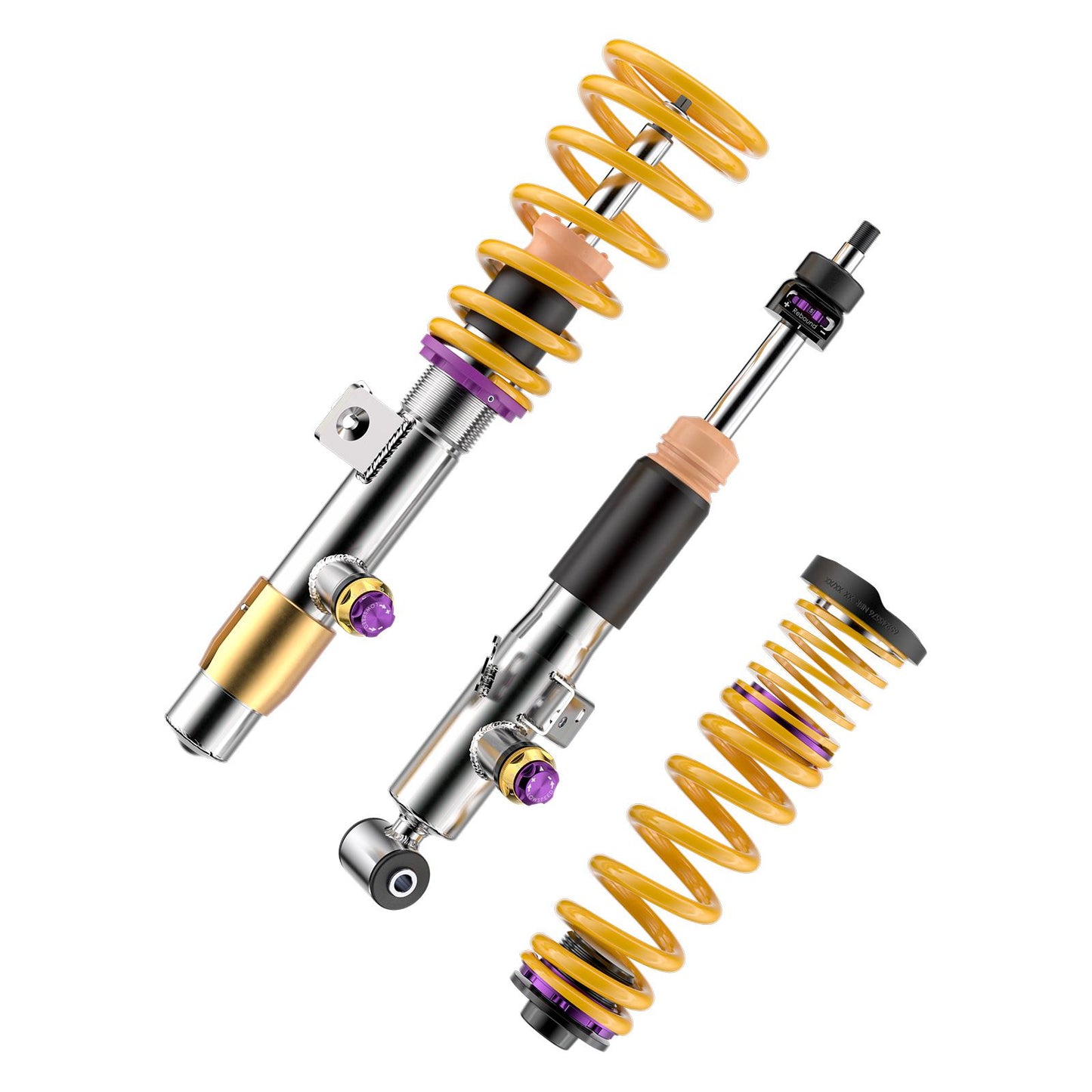 KW Gewindefahrwerk V4 inox (inkl. Stilllegung f. elektr. Dämpfer) BMW M3 G80