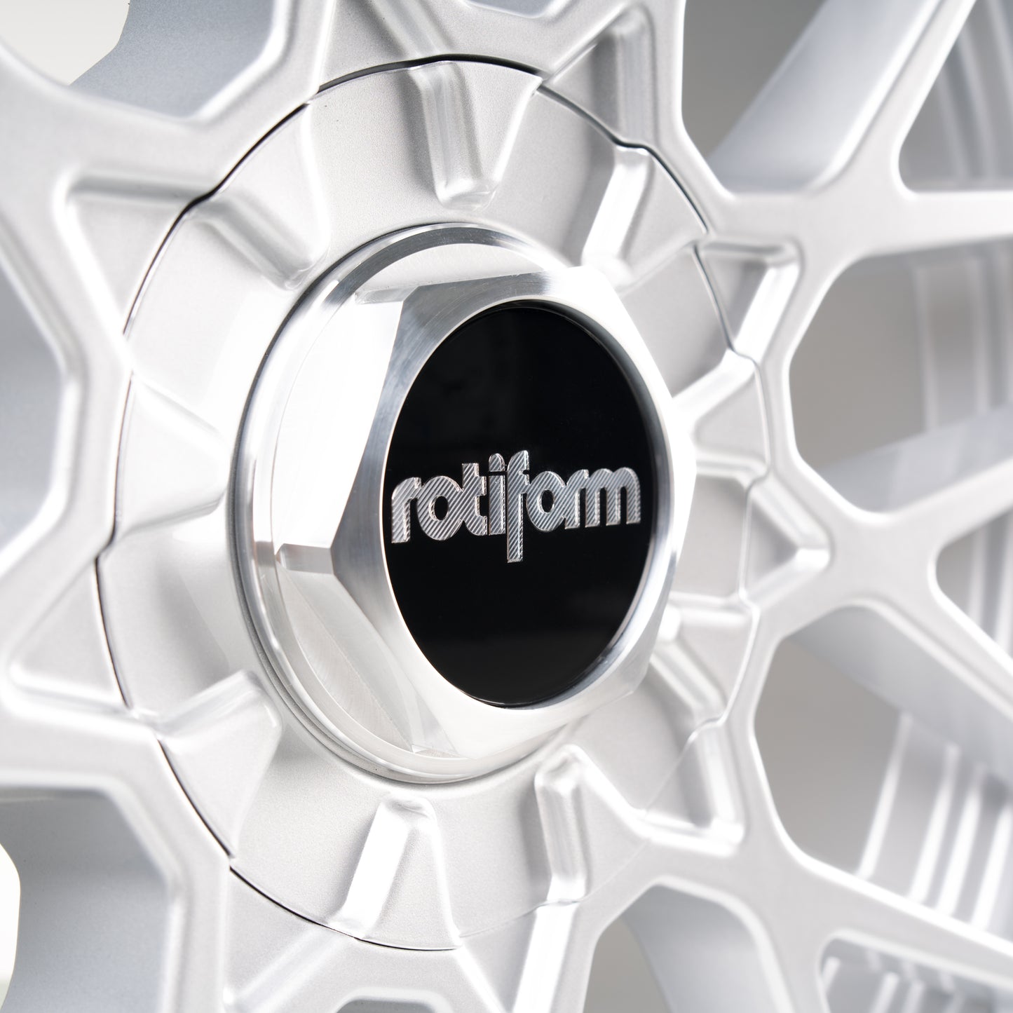 Rotiform Emblem für Zentralverschluss in Schwarz / Silber