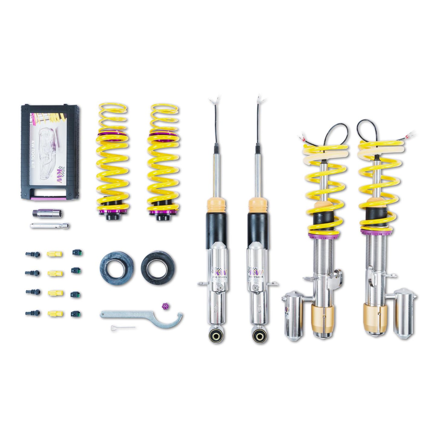 KW DDC - Plug & Play Gewindefahrwerk inox VW Golf 7R