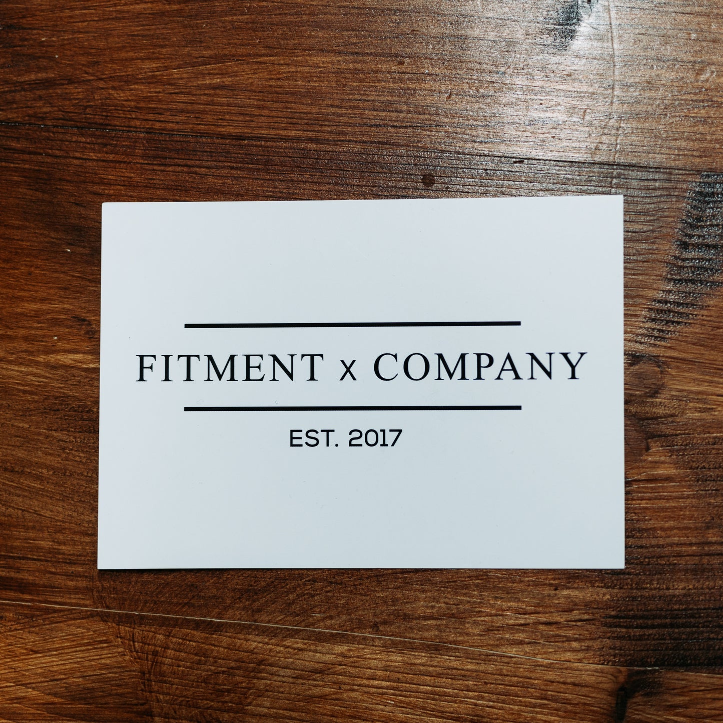 Gutschein Fitment X Company