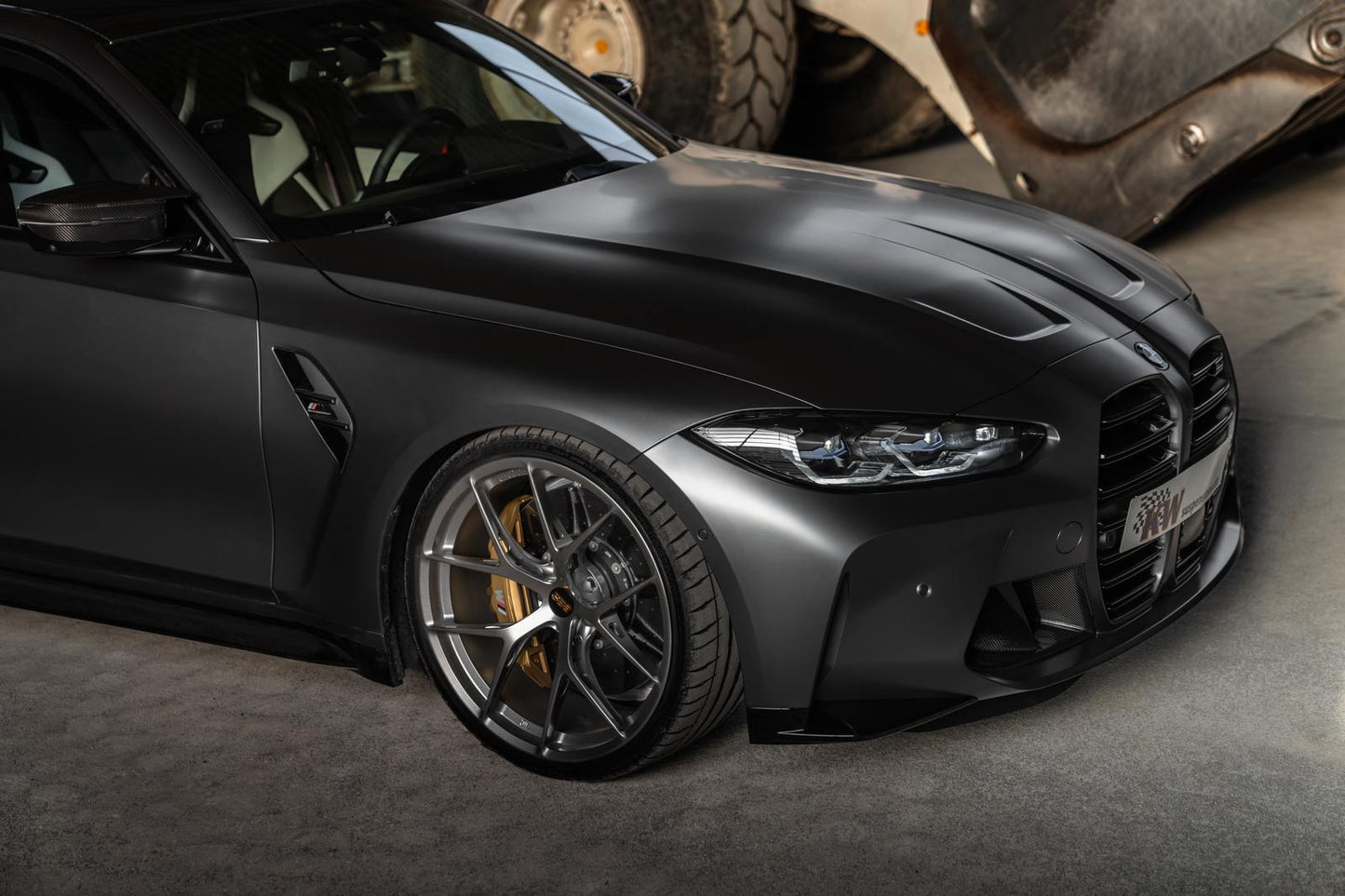 KW Gewindefahrwerk V4 inox (inkl. Stilllegung f. elektr. Dämpfer) BMW M3 G80