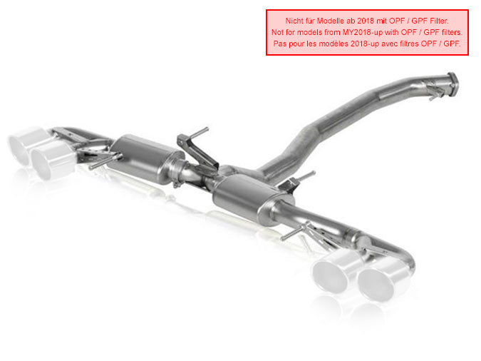 Akrapovič Slip-On Auspuffanlage Nissan GT-R R35 2008-18 ohne OPF