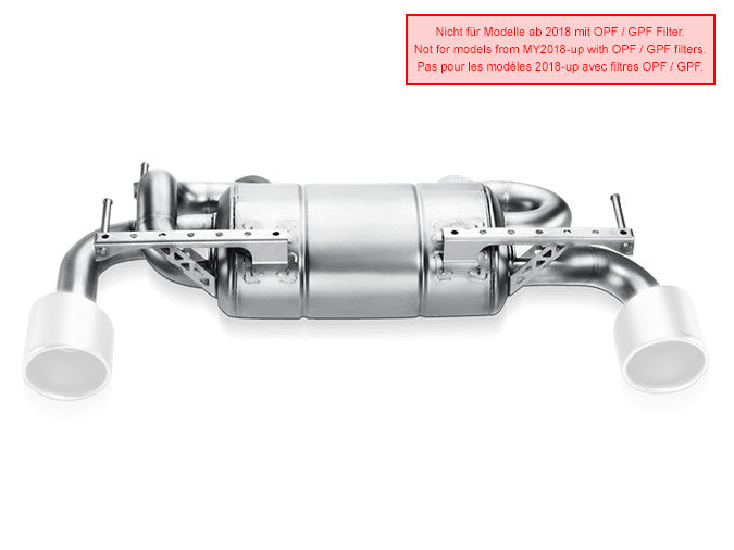 Akrapovič Slip-On Auspuffanlage Nissan 370Z 2009-18 ohne OPF
