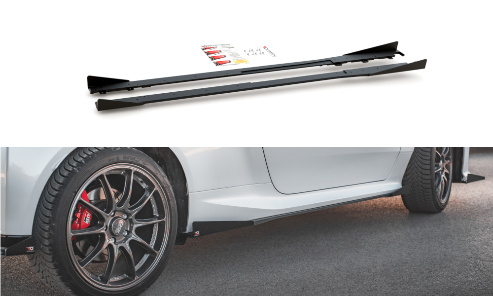 Maxton Design Racing Durability Seitenschweller inkl. Flaps Toyota GR Yaris MK4