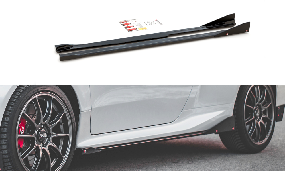 Maxton Design Racing Durability Seitenschweller V.2 inkl. Flaps Toyota GR Yaris MK4
