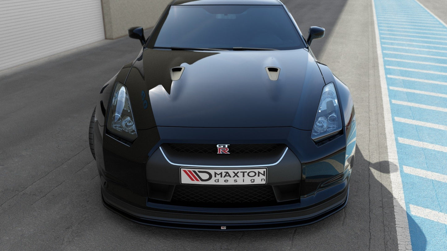 Maxton Design SPLITTER / FRONTANSATZ V.2 NISSAN GT-R VOR FACELIFT