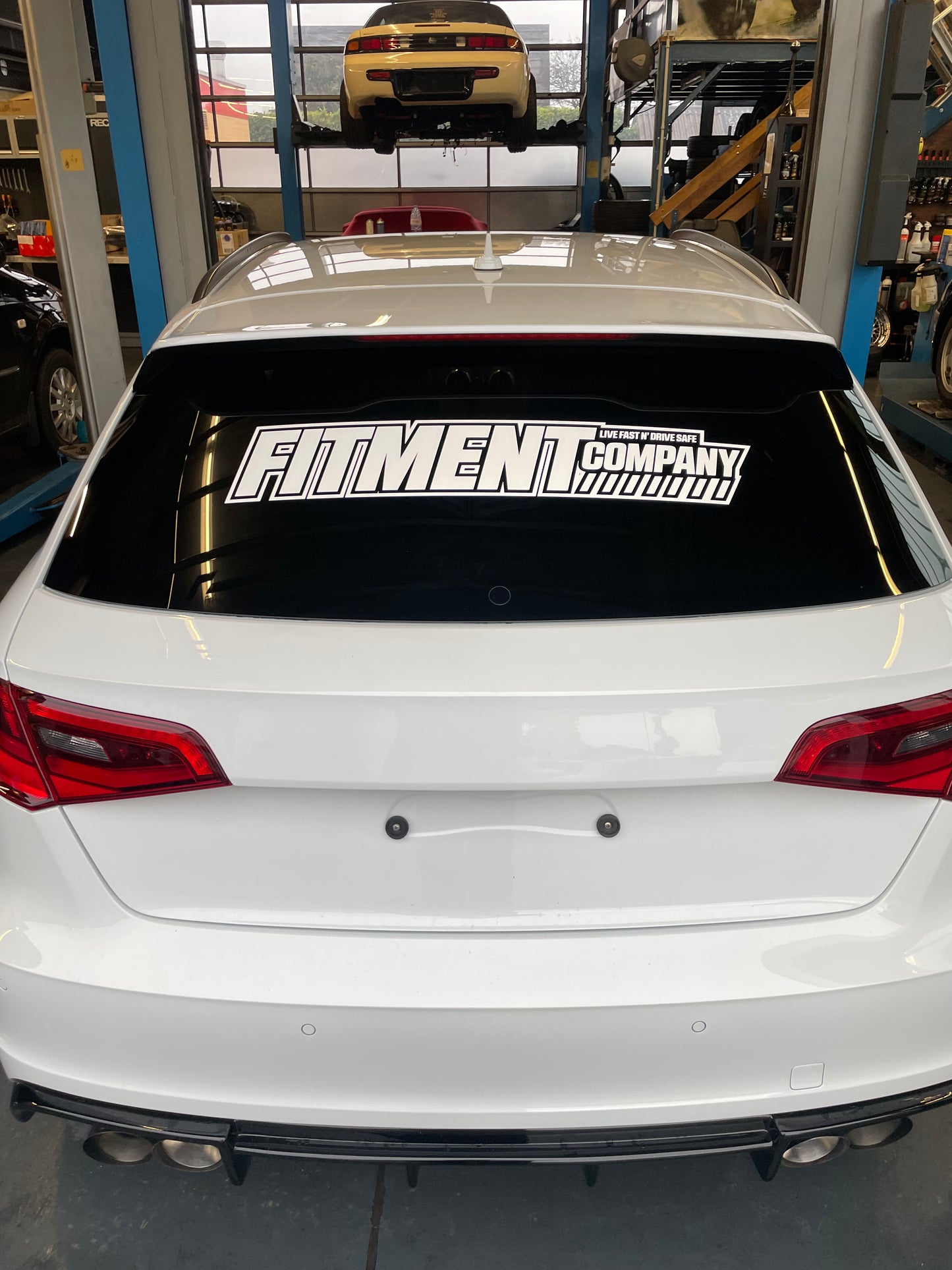 Fitment X Company Live fast n' Drive safe Sticker