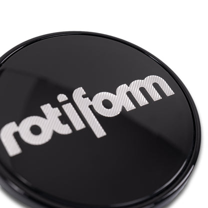 Rotiform Nabendeckel in schwarz NEU