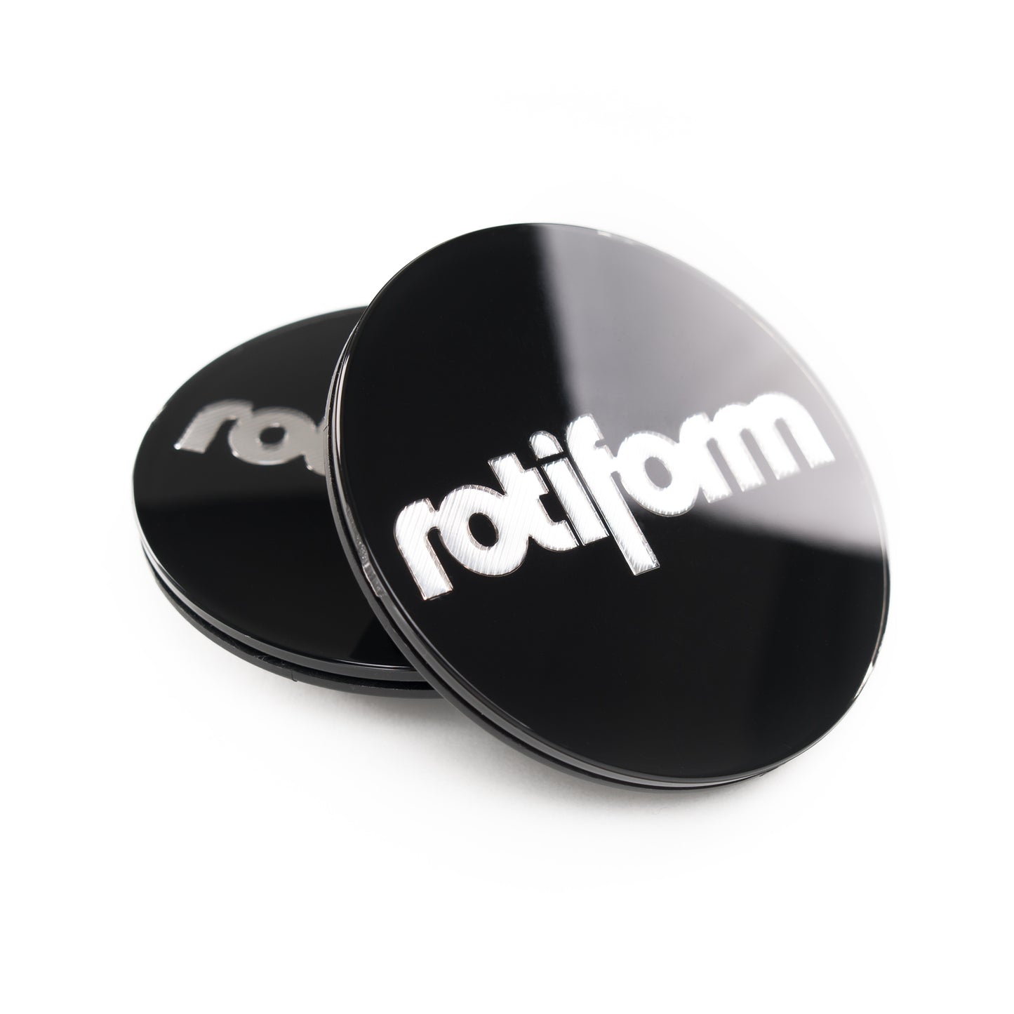 Rotiform Emblem für Zentralverschluss in Schwarz / Silber