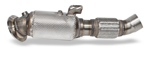 HJS Downpipe - BMW 640i / xDrive (G6GT) - 250 kW (mit ECE Zulassung)