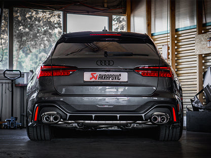 Akrapovič Titan-Komplett Auspuffanlage Audi RS6 Avant / RS7 C8 2020 - 2021 OPF