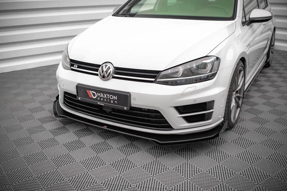 Maxton Design Race Frontlippe V1 + Flaps VW Golf 7R Vorfacelift 2013-2016