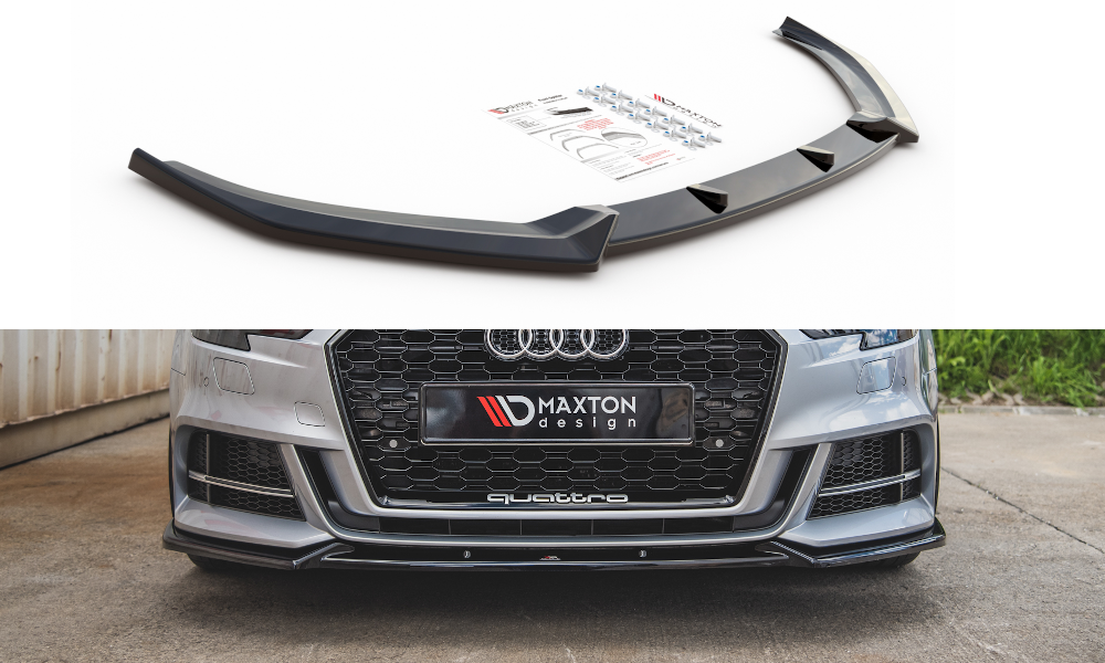 Maxton Design Audi A3 S-Line S3 8V FL Frontspoiler Schwert ABS V3